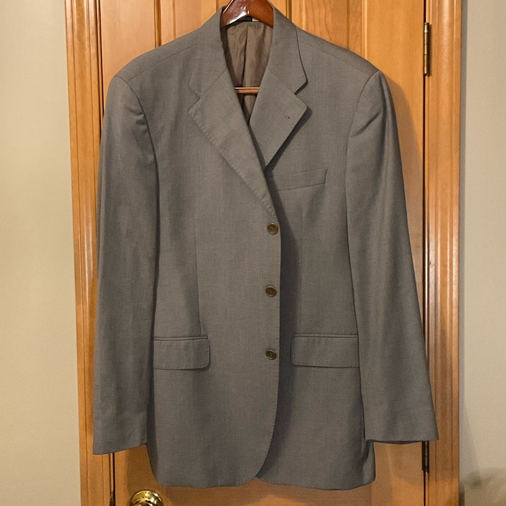 Paoloni Charcoal Gray Men's Sport Coat